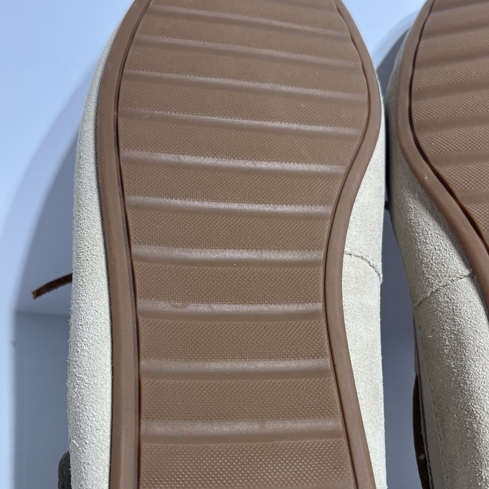 Coach Shearling Slipper Moccasin CC743  Men's Size 9 D Khaki Suede Slip-On NWOT - Picture 12 of 14